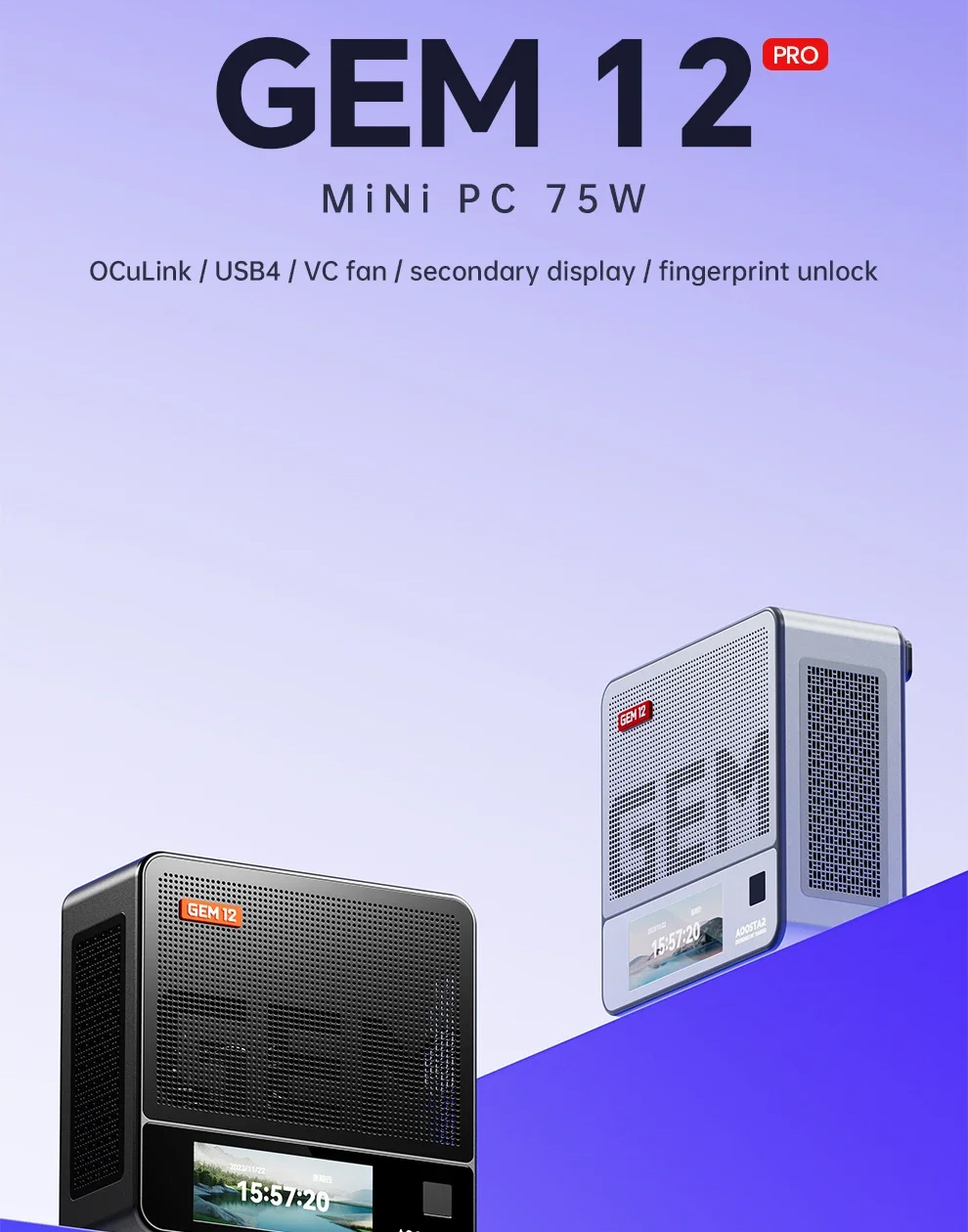 GEM12 Pro AMD Ryzen 7 8845HS G - Amd Ryzen 7 7840Hs Mini Pc ulasan dan harga